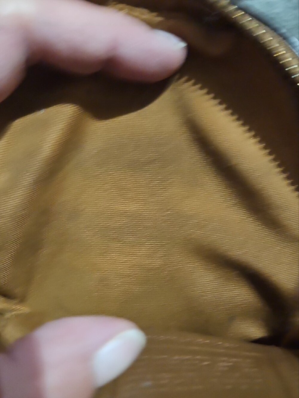 Coach Caramel Pebbled Leather Crossbody Bag with Gold Hardware (F80589) - Picture 5 of 13